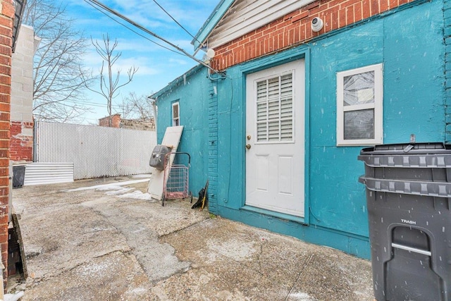 view of property entrance