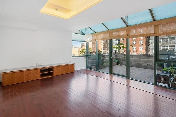 interior space with wood-type flooring