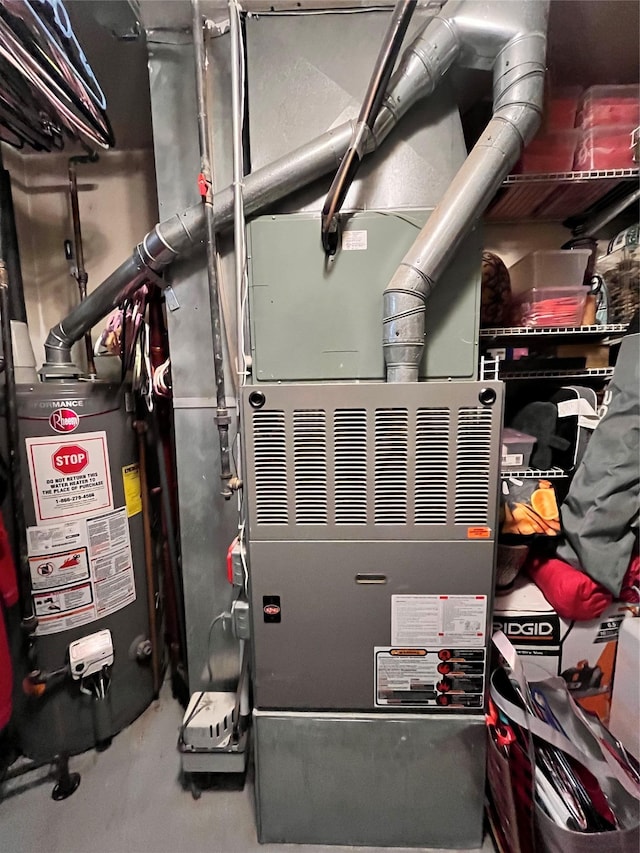 utilities with water heater