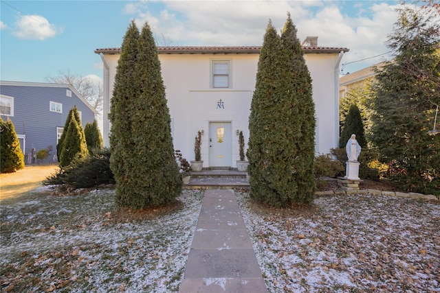 view of front of property