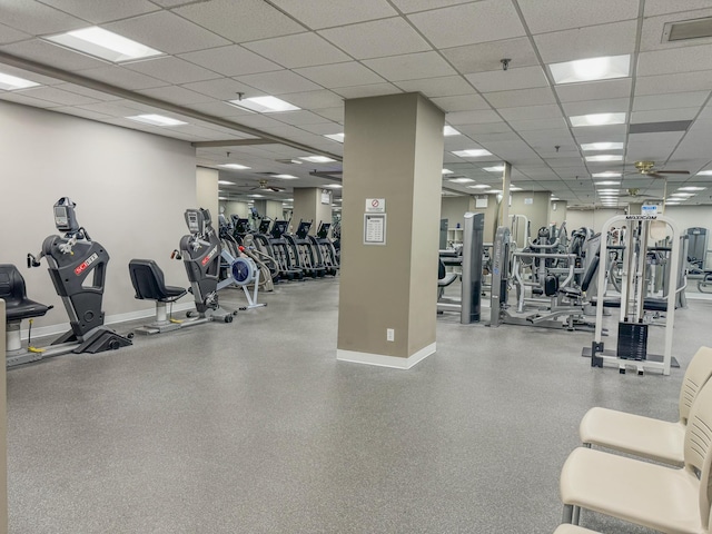 view of workout area