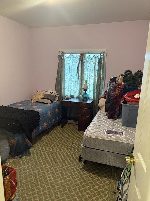 bedroom featuring carpet floors