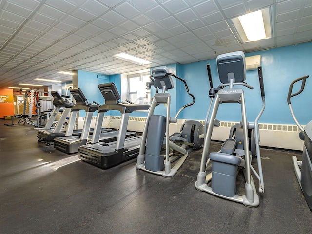 view of workout area