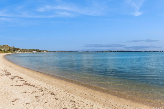 water view featuring a view of the beach