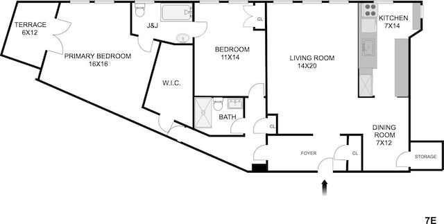 8 Barstow Rd Unit 7-E, Great Neck, NY 11021 - property floor plan