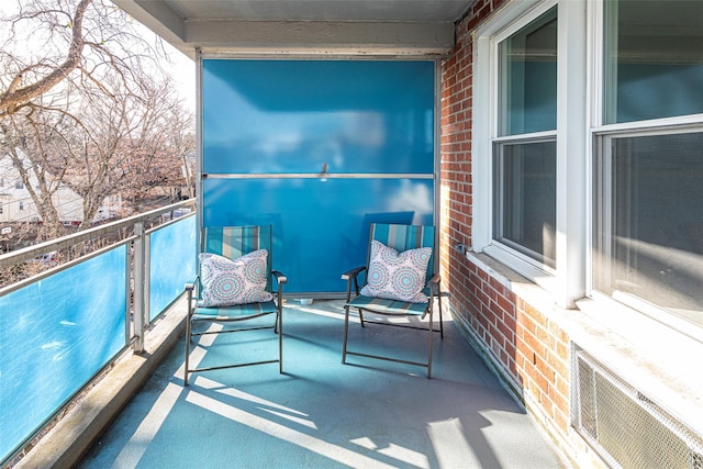 balcony with visible vents