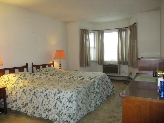 bedroom with carpet floors