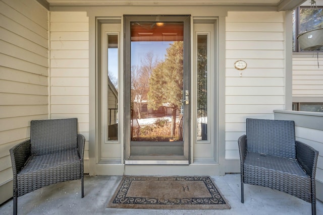 view of entrance to property