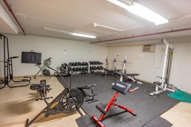 view of exercise room