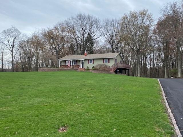 176 Gardnerville Rd, New Hampton, NY 10958 - ranch-style house with a front yard