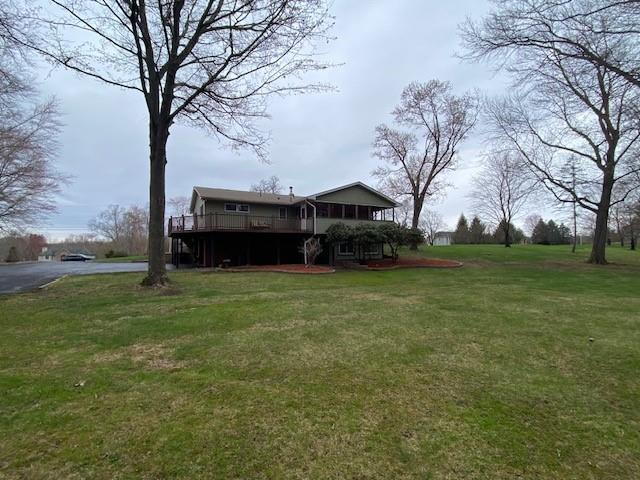 176 Gardnerville Rd, New Hampton, NY 10958 - view of yard featuring a deck and driveway