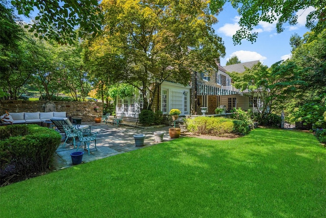 exterior space with a patio