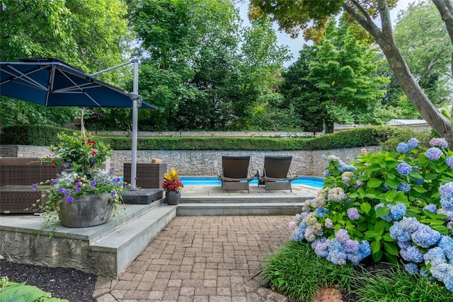 view of patio