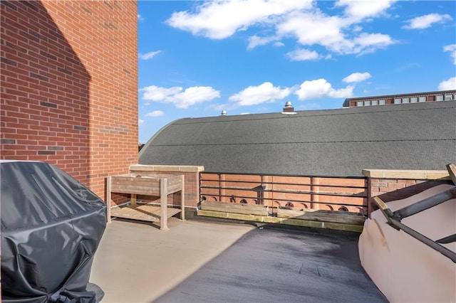 view of patio / terrace with area for grilling