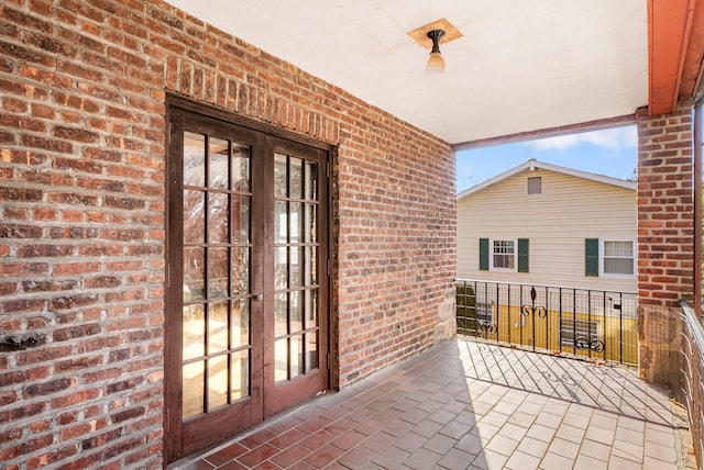 view of patio / terrace with french doors