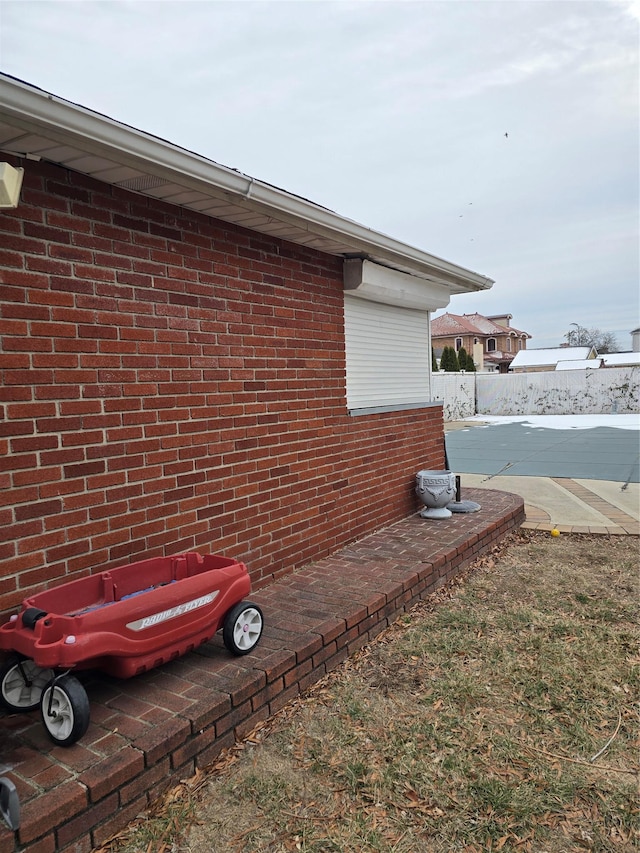 view of home's exterior featuring a patio