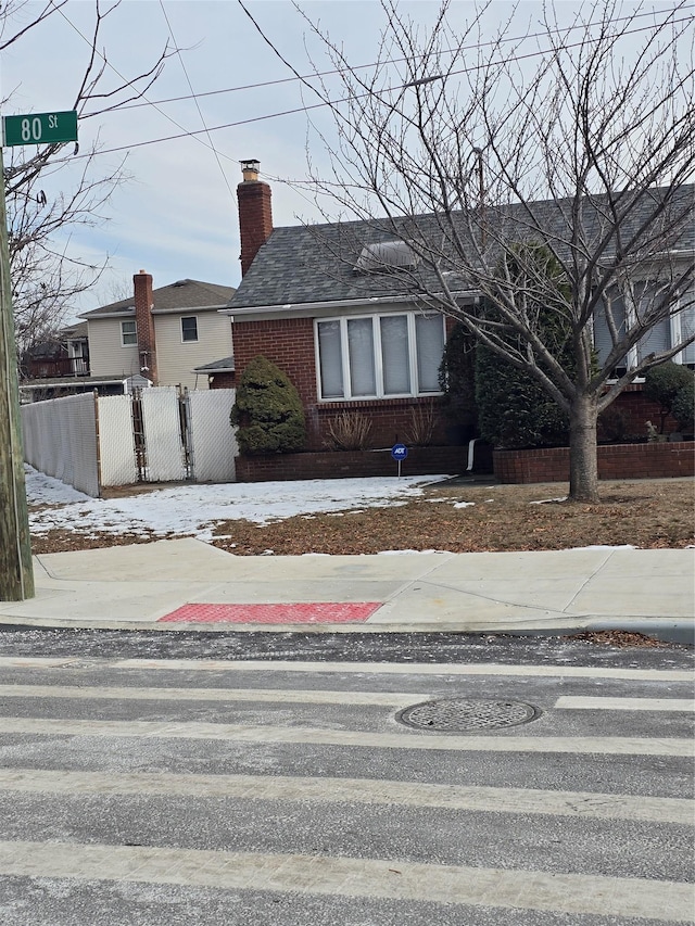 view of front of home