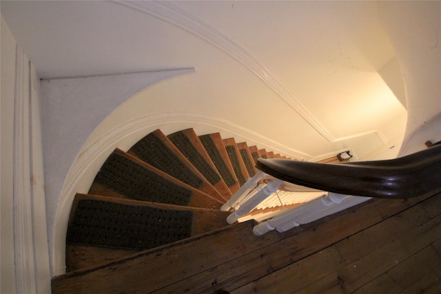 view of staircase