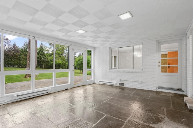 18 Kent Rd, Scarsdale, NY 10583 - unfurnished sunroom with a baseboard radiator