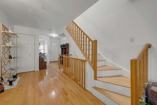 interior space featuring hardwood / wood-style floors