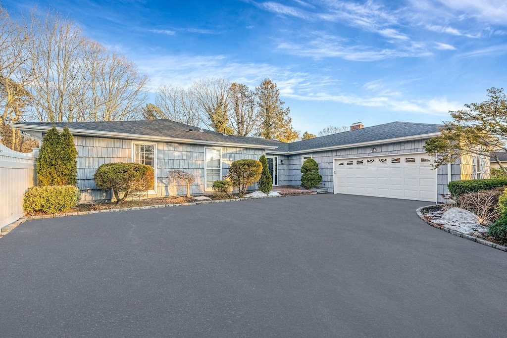 ranch-style house with a garage