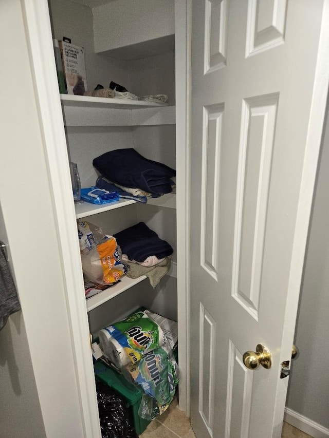 view of closet