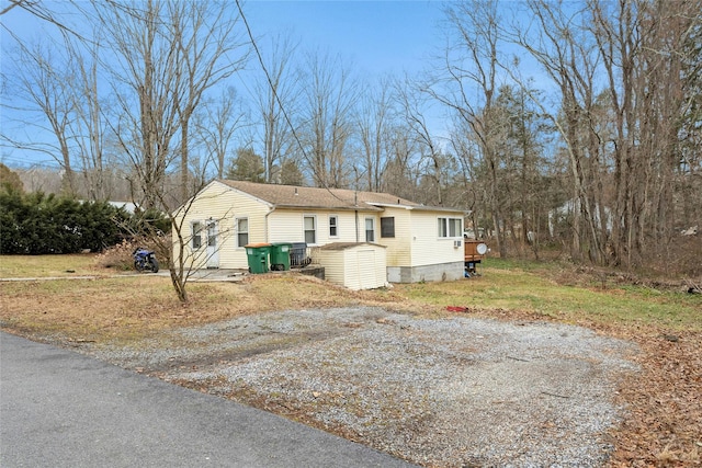 view of front of home