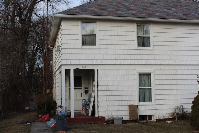 view of back of property