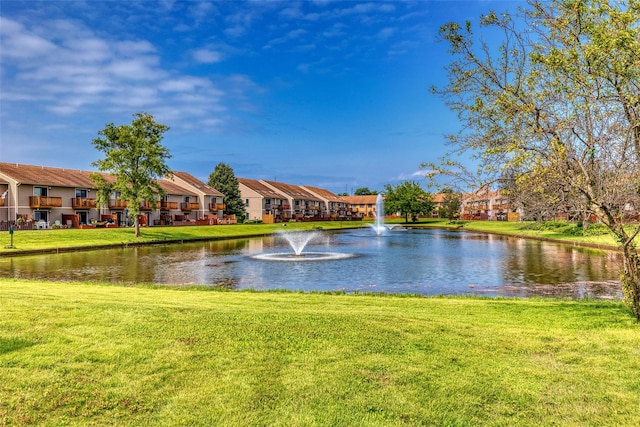 view of water feature