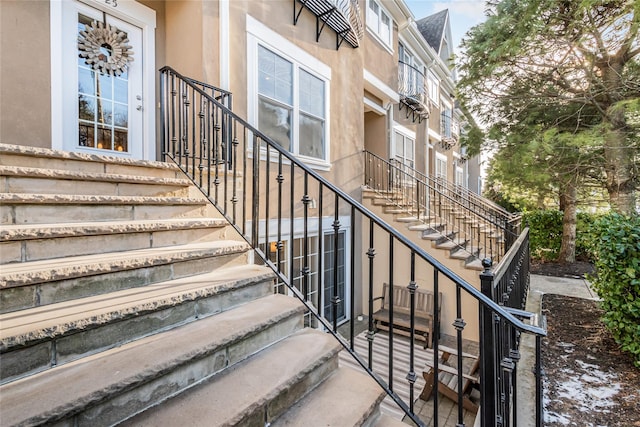 view of stairs