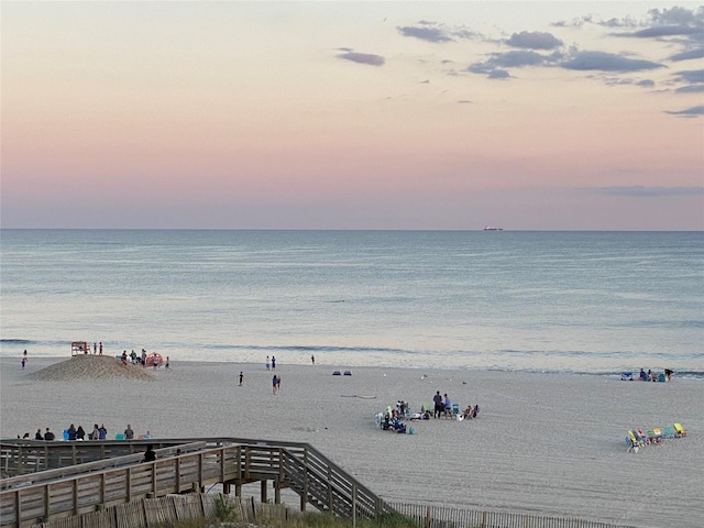 water view with a beach view