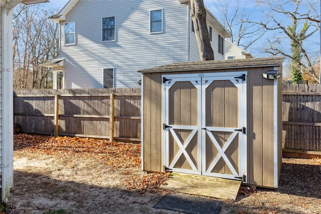 view of outbuilding