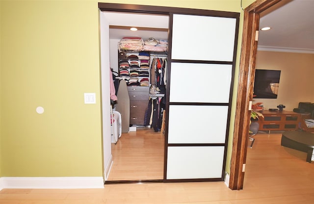 view of closet