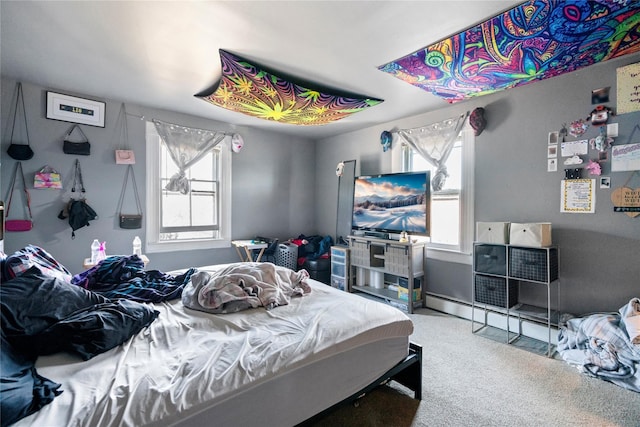 bedroom with carpet flooring