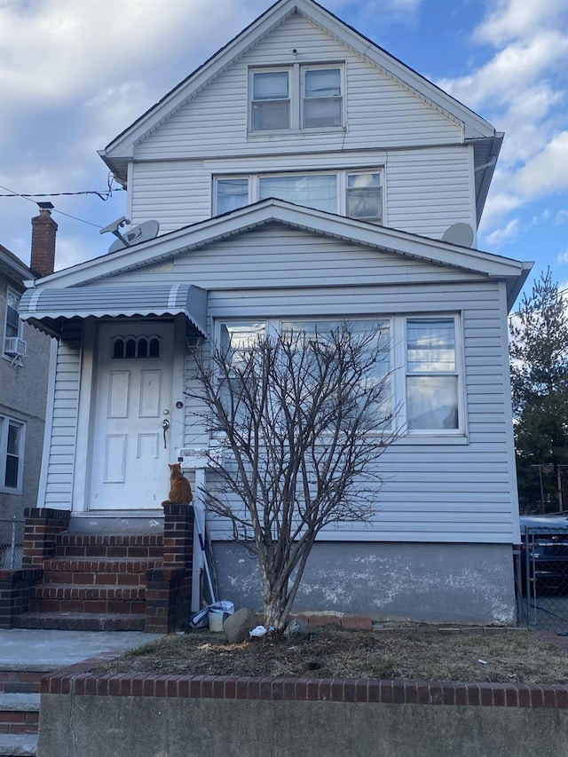 view of front of home