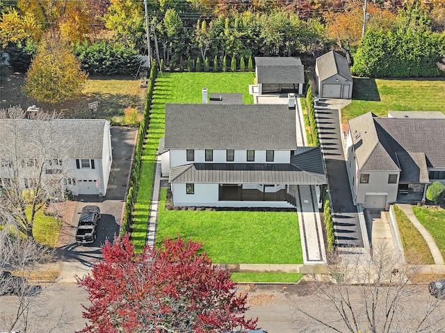 132 Arthur St, Garden City, NY 11530 - aerial view of property and surrounding area