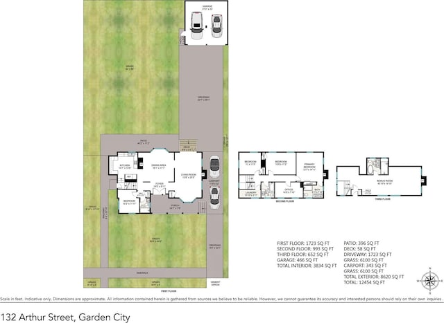 132 Arthur St, Garden City, NY 11530 - view of floor plan / room layout