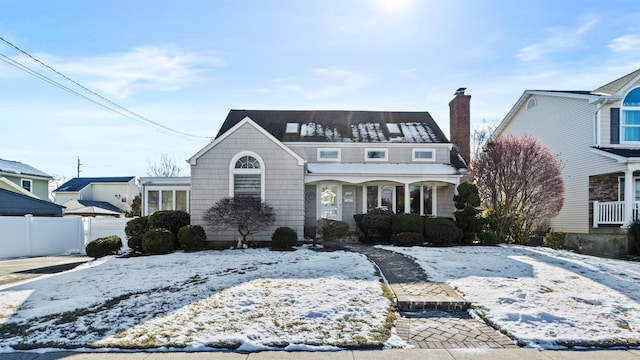 view of front of house featuring a porch