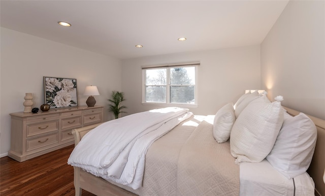 1 Regina Ct, Blauvelt, NY 10913 - bedroom with recessed lighting and dark wood-style flooring