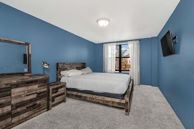 bedroom featuring carpet flooring