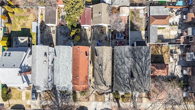 drone / aerial view featuring a residential view