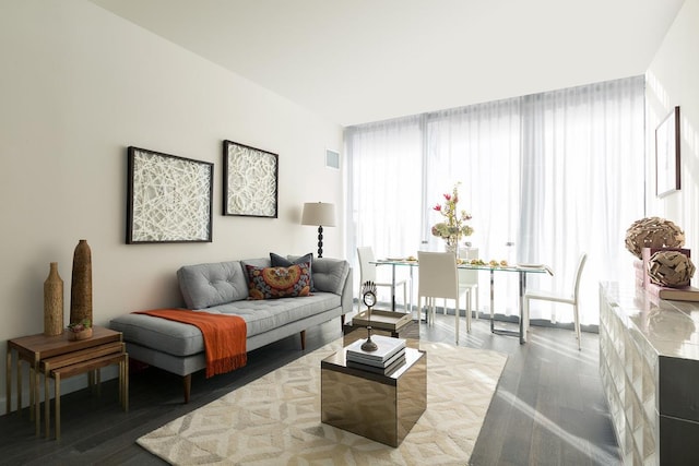 living room with a wealth of natural light