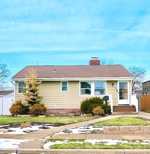 view of ranch-style home