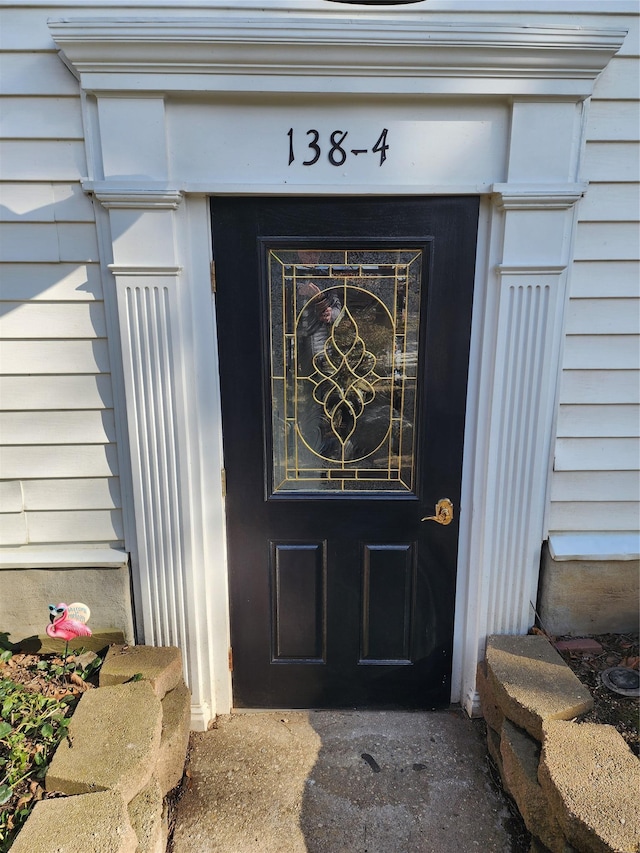 view of entrance to property