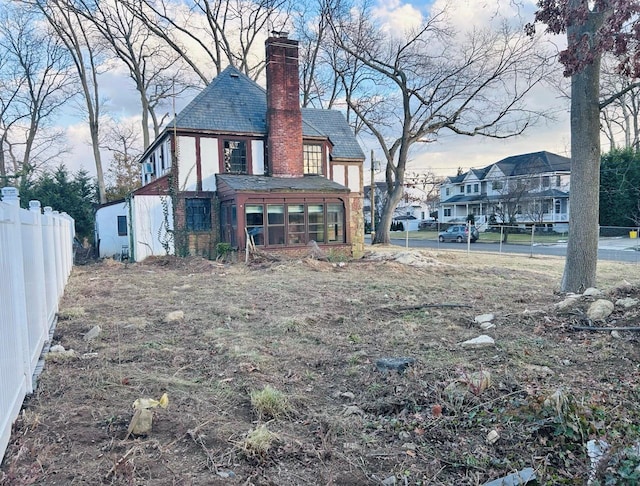 view of back of property