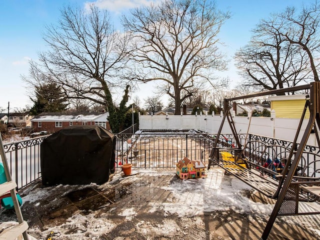 view of patio / terrace featuring area for grilling