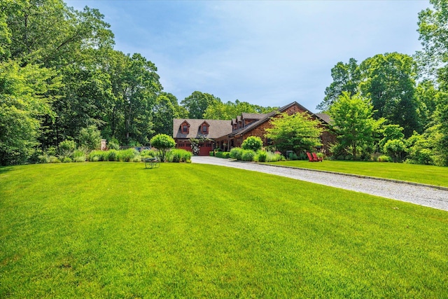 1750 Laurel Lake Dr, Mattituck, NY 11952 - view of front of property with a front lawn and driveway