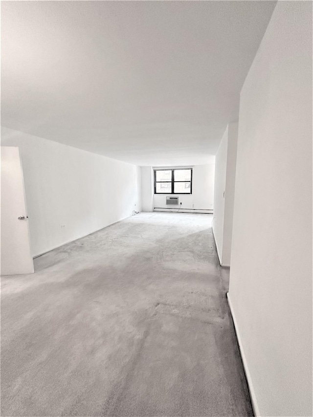 empty room with concrete floors