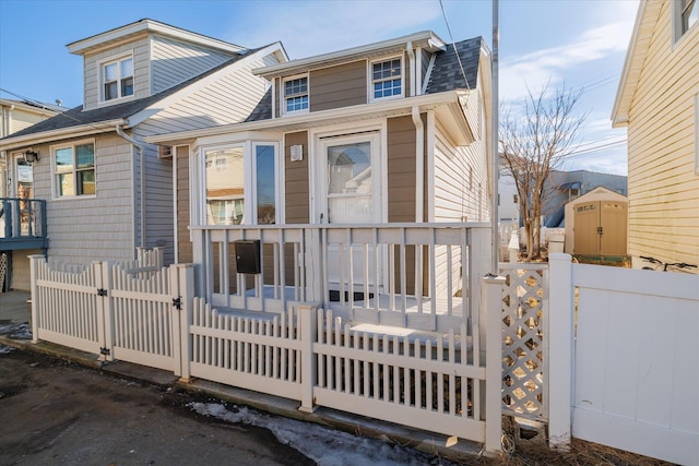 view of front of home