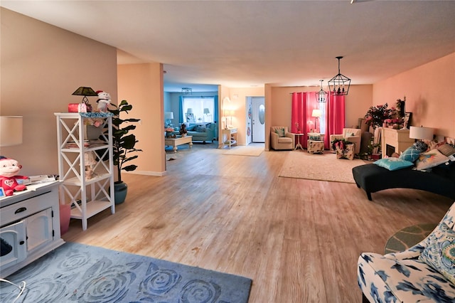 interior space with a wealth of natural light and light wood-type flooring